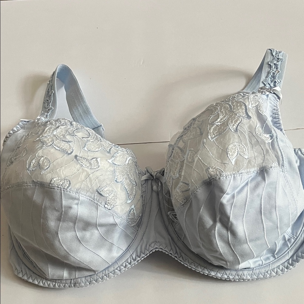 Prima Donna Light Blue Lace Bra